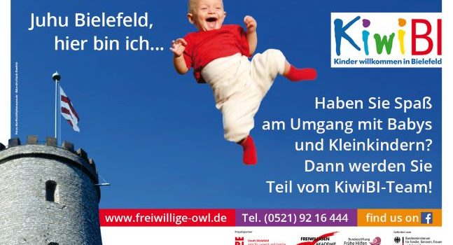 Enga­ge­ment des Monats Juli 2021 — Kiwi­BI — Kin­der will­kom­men in Bielefeld